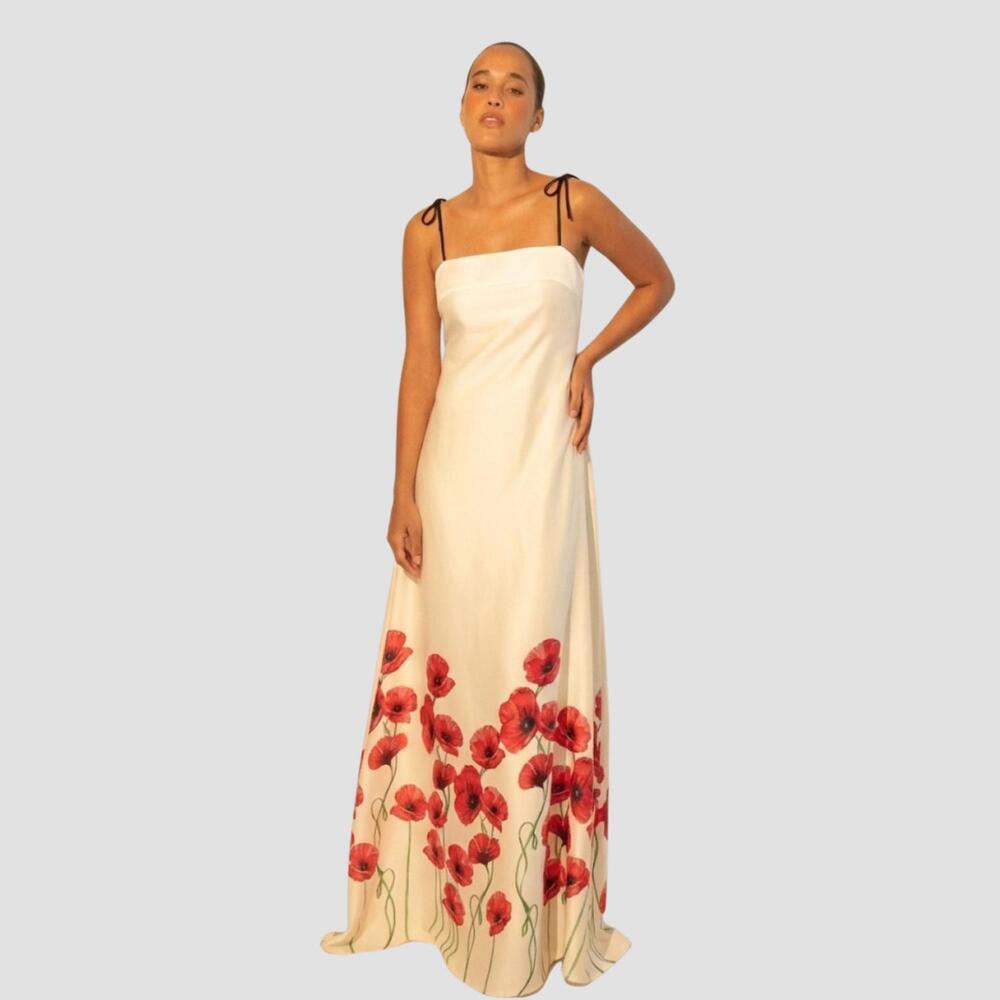 NEW KLEID beatriz maxi dress in white